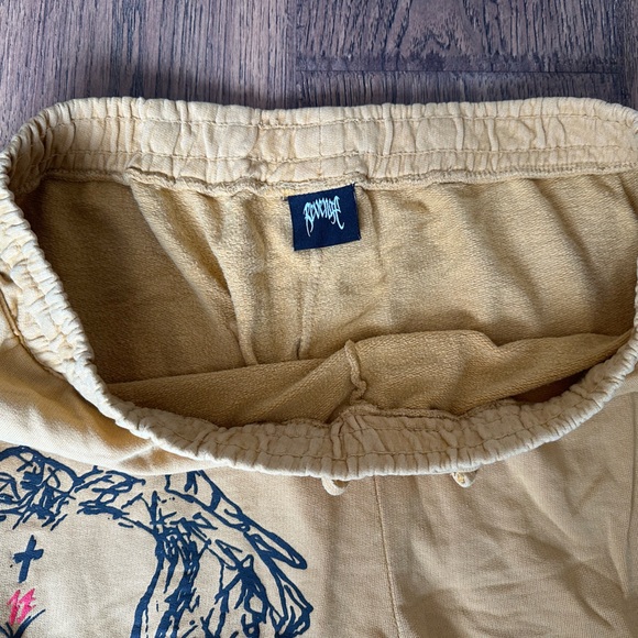 New Revenge x Trippie Redd Bart Short Yellow - XLarge - Picture 7 of 8